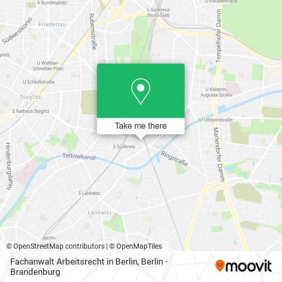 Fachanwalt Arbeitsrecht in Berlin map