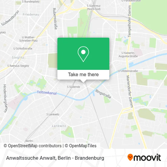 Anwaltssuche Anwalt map