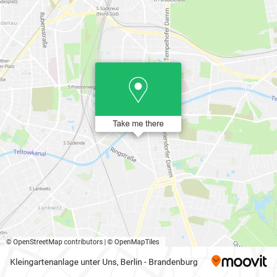 Карта Kleingartenanlage unter Uns