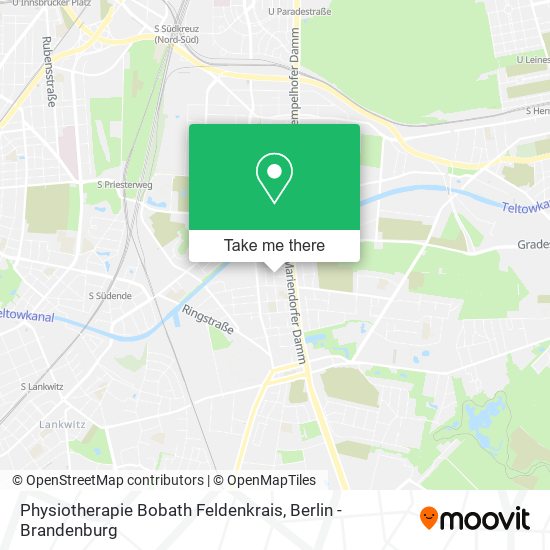 Карта Physiotherapie Bobath Feldenkrais