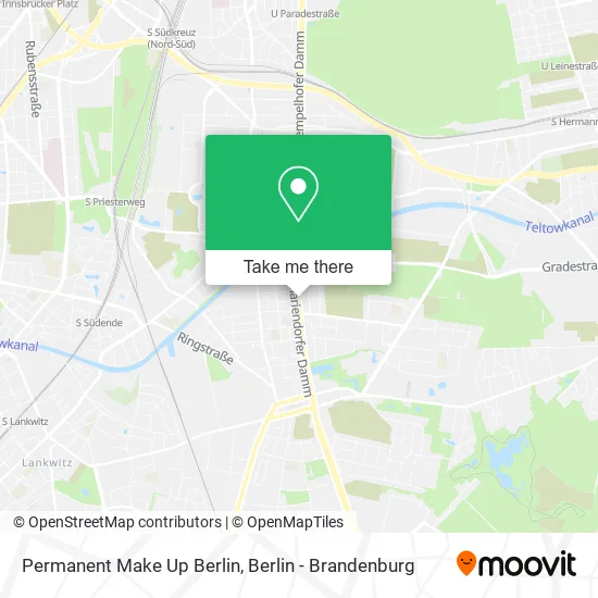 Карта Permanent Make Up Berlin