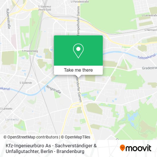 Kfz-Ingenieurbüro As - Sachverständiger & Unfallgutachter map