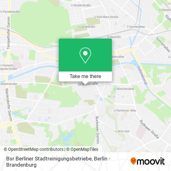 Bsr Berliner Stadtreinigungsbetriebe map