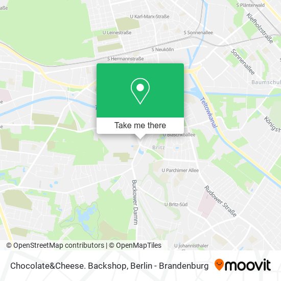 Chocolate&Cheese. Backshop map