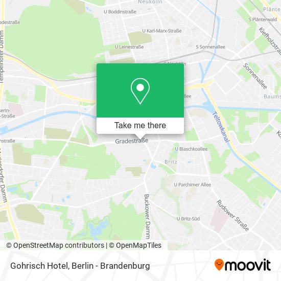 Gohrisch Hotel map