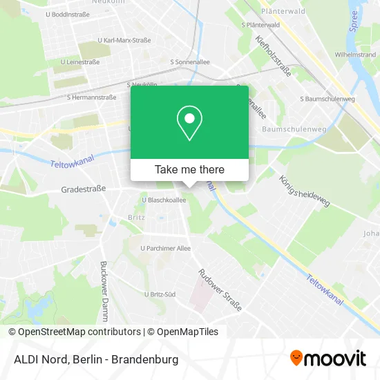 Карта ALDI Nord