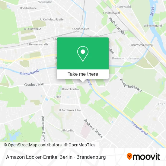 Карта Amazon Locker-Enrike