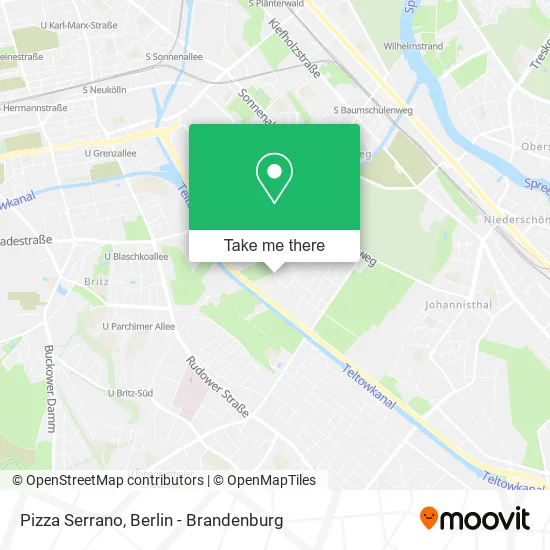 Карта Pizza Serrano