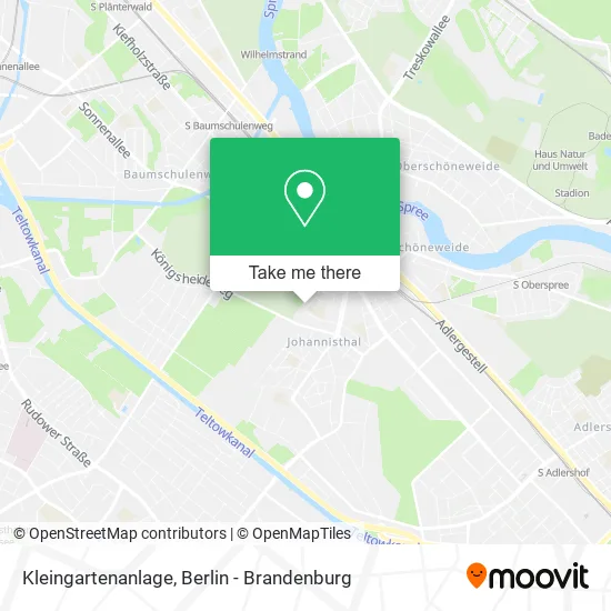 Карта Kleingartenanlage