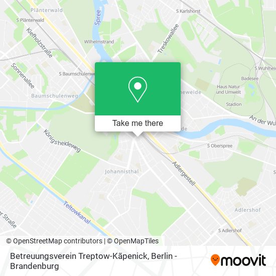 Betreuungsverein Treptow-Kãpenick map