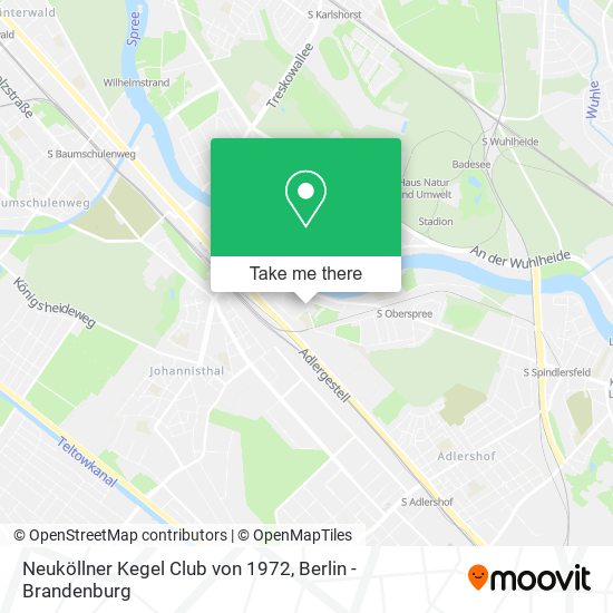 Neuköllner Kegel Club von 1972 map