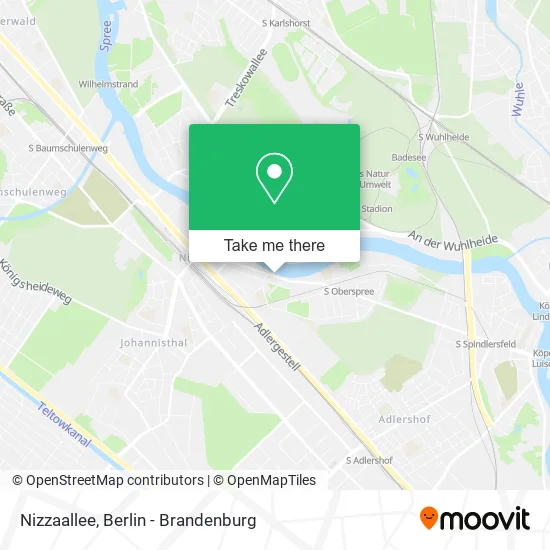 Карта Nizzaallee