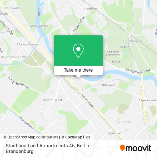 Карта Stadt und Land Appartments 46