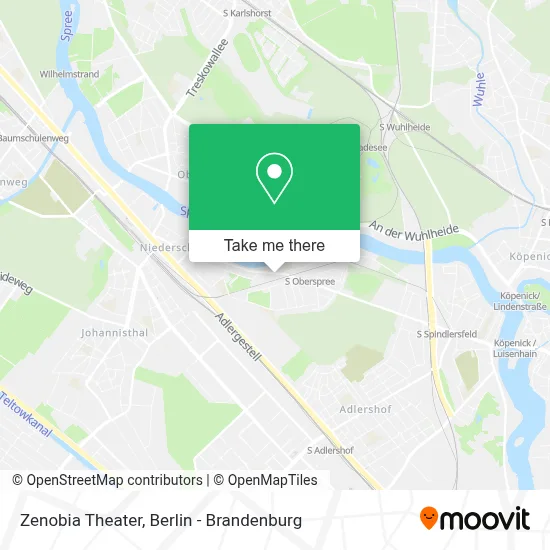 Zenobia Theater map
