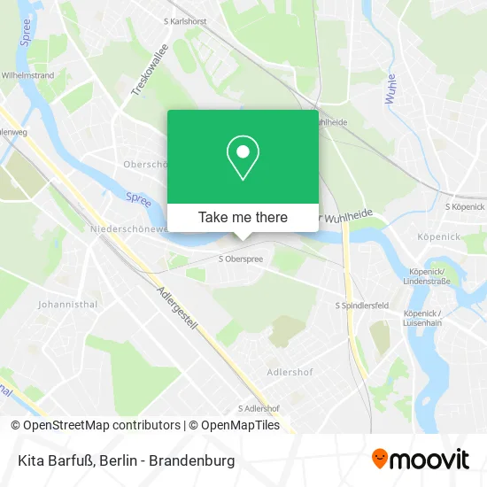 Карта Kita Barfuß