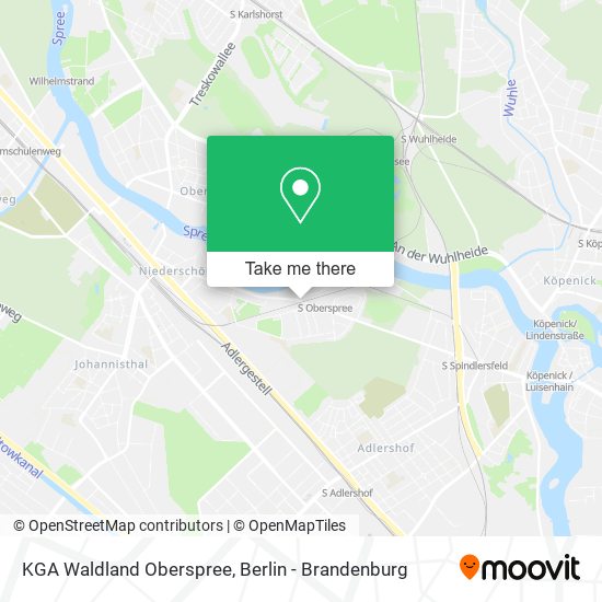 Карта KGA Waldland Oberspree