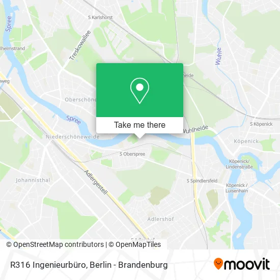 R316 Ingenieurbüro map