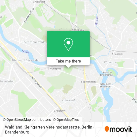 Карта Waldland Kleingarten Vereinsgaststätte