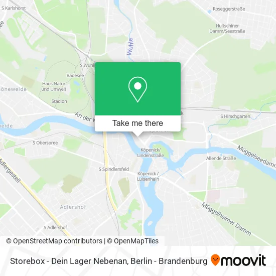 Карта Storebox - Dein Lager Nebenan