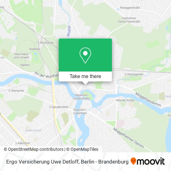 Ergo Versicherung Uwe Detloff map