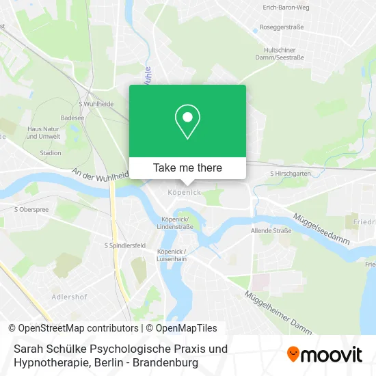 Карта Sarah Schülke Psychologische Praxis und Hypnotherapie