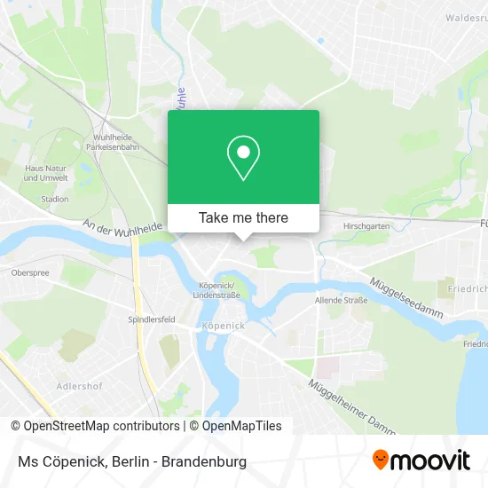 Ms Cöpenick map
