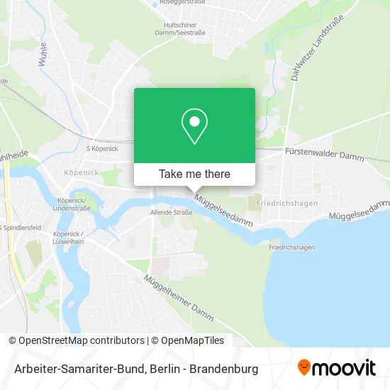 Карта Arbeiter-Samariter-Bund