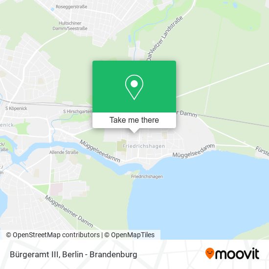 Bürgeramt III map