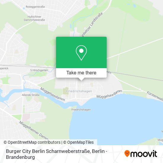 Burger City Berlin Scharnweberstraße map