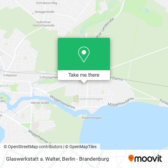 Glaswerkstatt a. Walter map