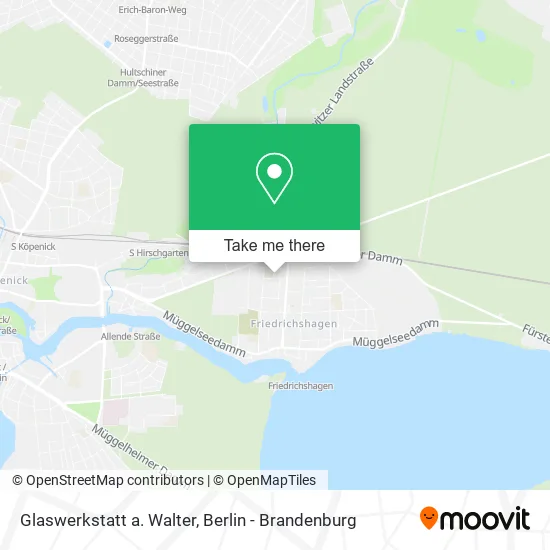 Карта Glaswerkstatt a. Walter