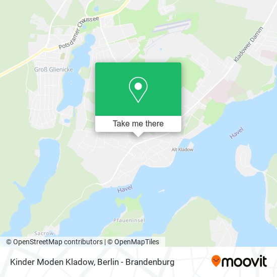 Kinder Moden Kladow map