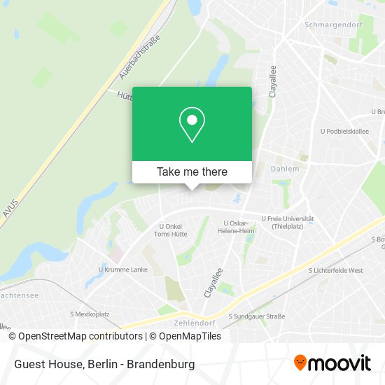 Guest House map