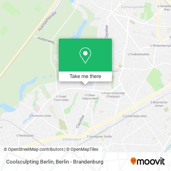 Карта Coolsculpting Berlin