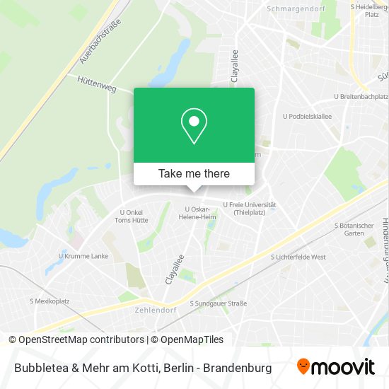 Bubbletea & Mehr am Kotti map