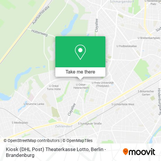 Kiosk (DHL Post) Theaterkasse Lotto map