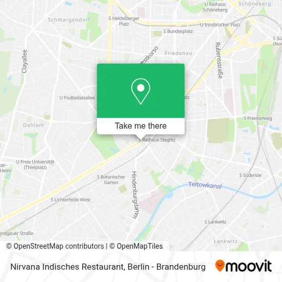 Nirvana Indisches Restaurant map