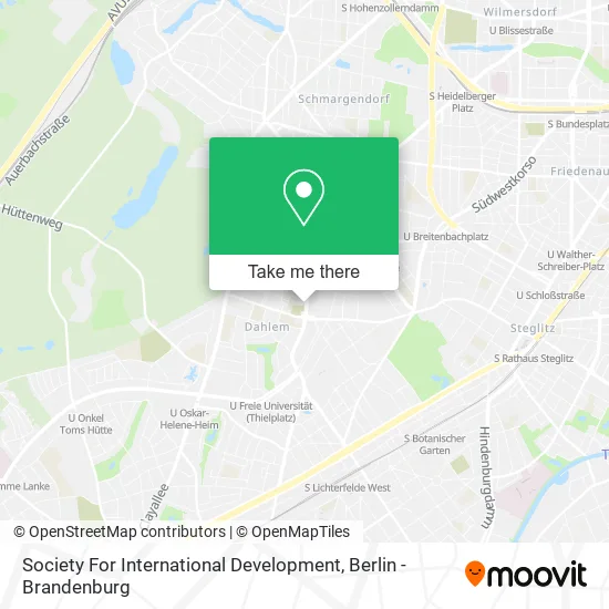 Карта Society For International Development