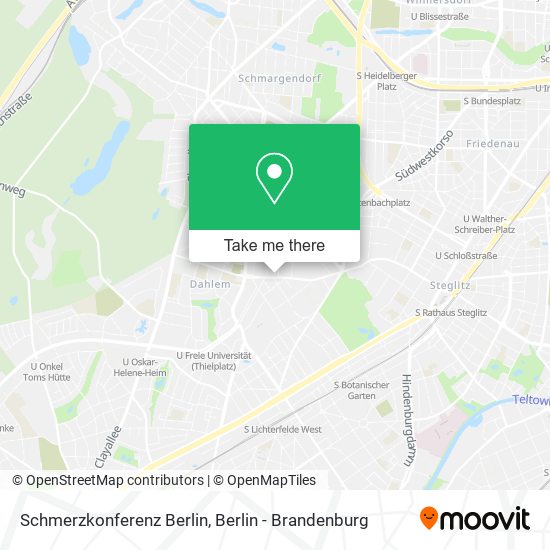 Schmerzkonferenz Berlin map