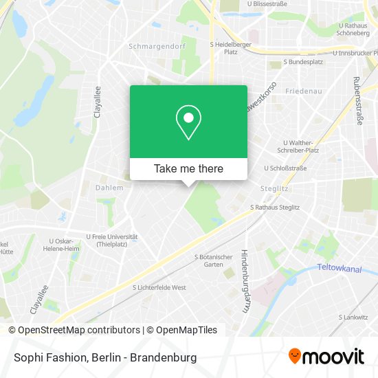 Sophi Fashion map