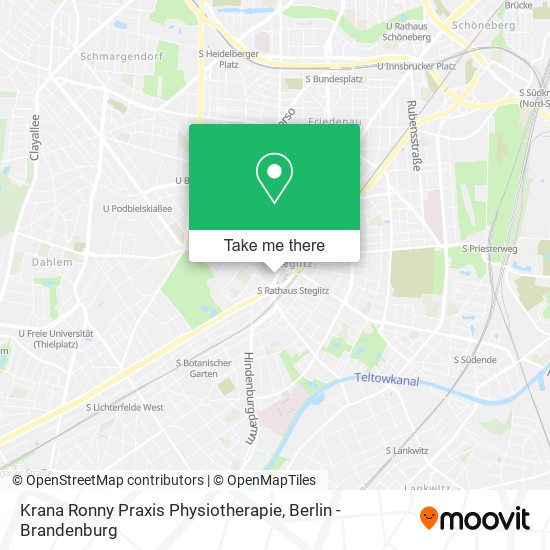 Krana Ronny Praxis Physiotherapie map