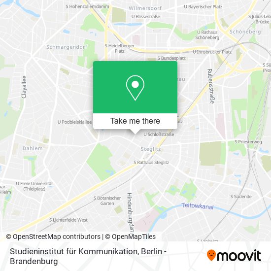 Studieninstitut für Kommunikation map