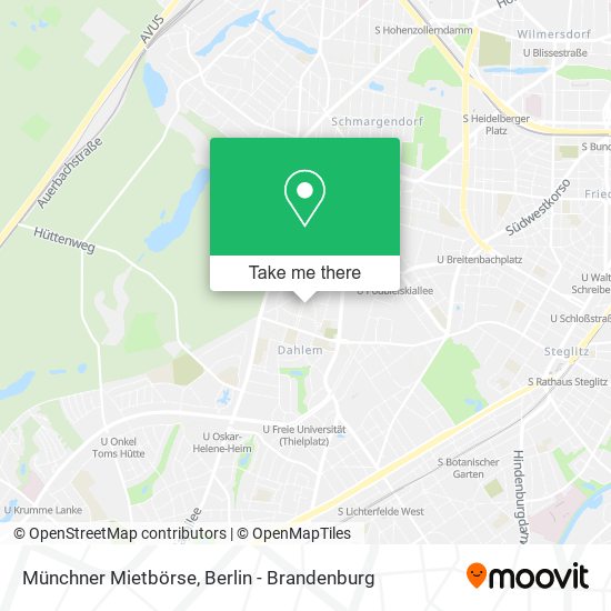 Münchner Mietbörse map