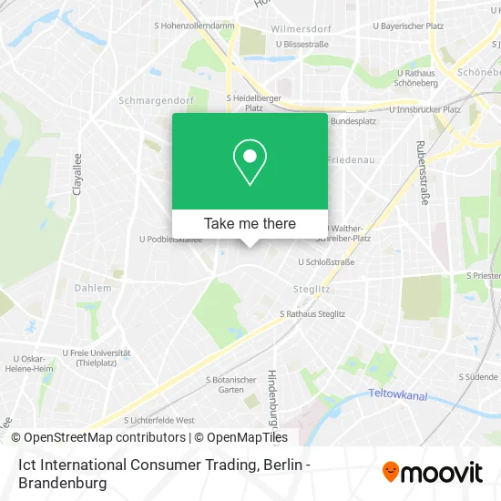 Карта Ict International Consumer Trading