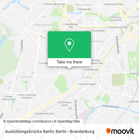 Ausbildungsbrücke Berlin map