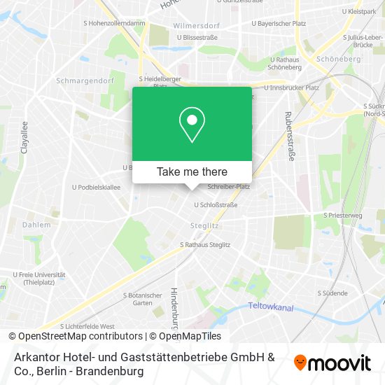 Arkantor Hotel- und Gaststättenbetriebe GmbH & Co. map