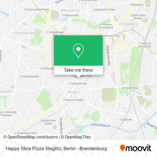 Карта Happy Slice Pizza Steglitz
