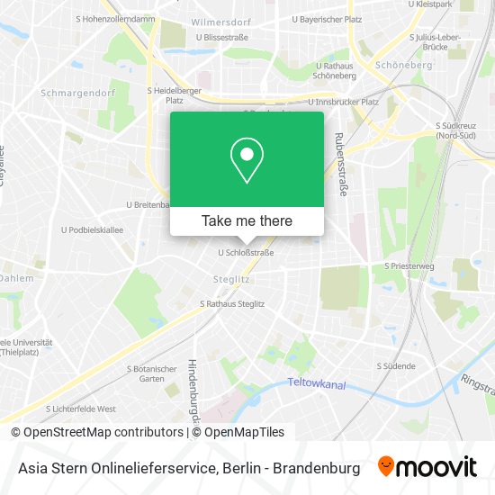 Asia Stern Onlinelieferservice map