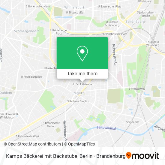 Kamps Bäckerei mit Backstube map
