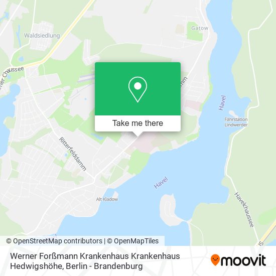 Werner Forßmann Krankenhaus Krankenhaus Hedwigshöhe map